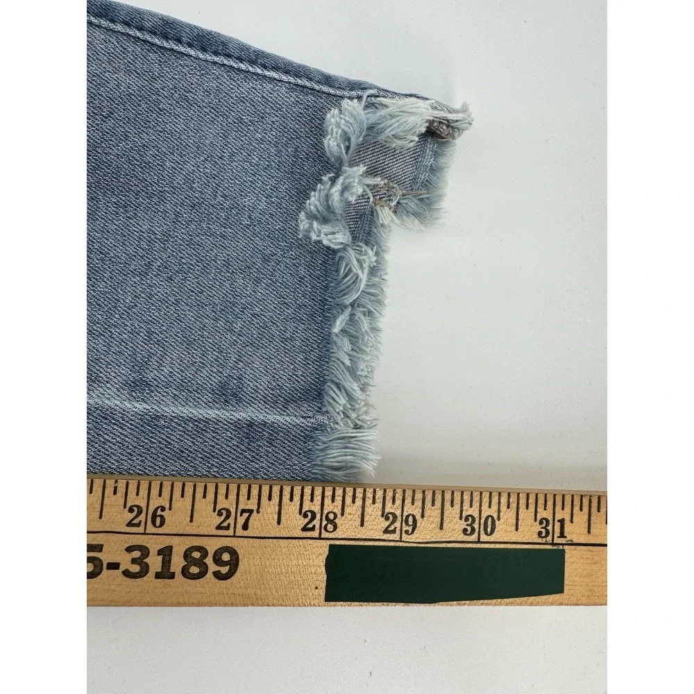 Judy Blue High Rise Vintage Wash Side Panel Detail Slim Fit  Sz 11/30‎ Fray Hem